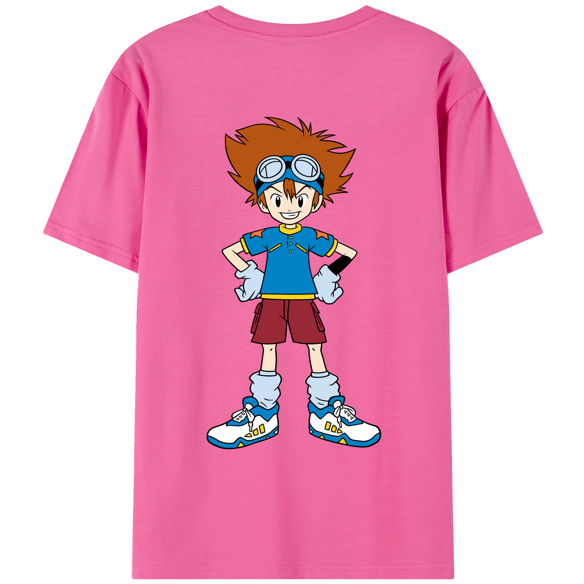 （画像用） Digimon デジタルモンスター/デジモン レディース半袖Tシャツ(バックプリント)